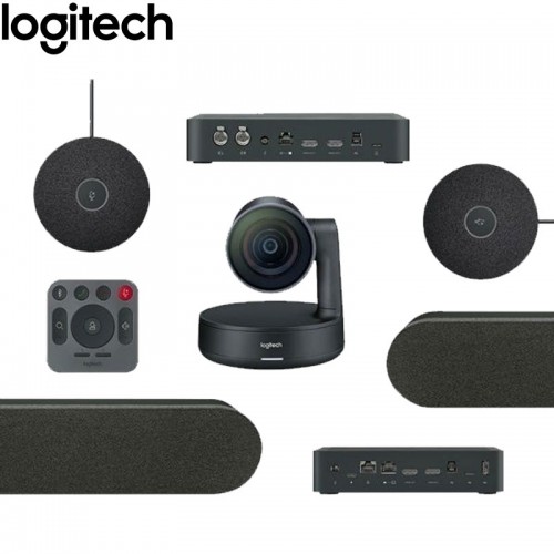 Logitech Rally Plus Eu Premium Ultra Hd Conference Automatic Camera Control Black Gold One 7566